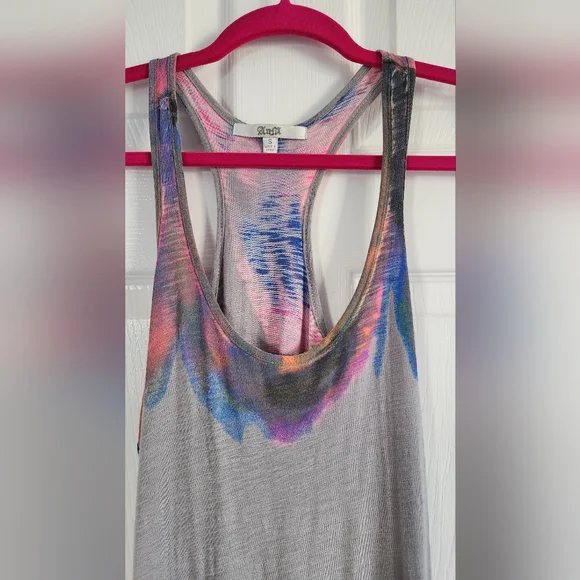 Maxi Tank Dress with Multicolor Tie Dye - Picture 4 of 10